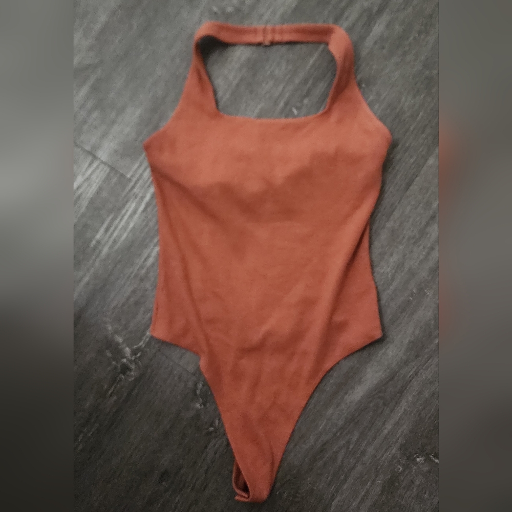 American Eagle Outfitters Rust Bodysuit